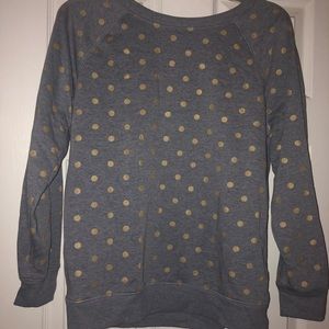 Old navy polka dot sweatshirt